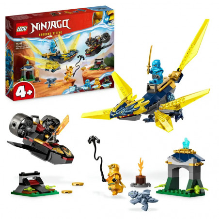LEGO Ninjago 71798 - Duell zwischen Nya und Arins Babydrachen