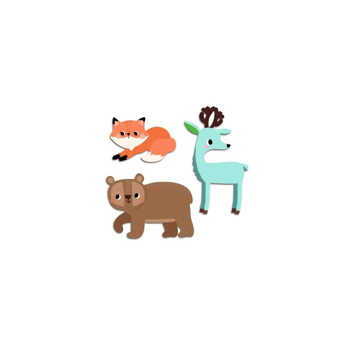 Sticker 18+: Waldtiere