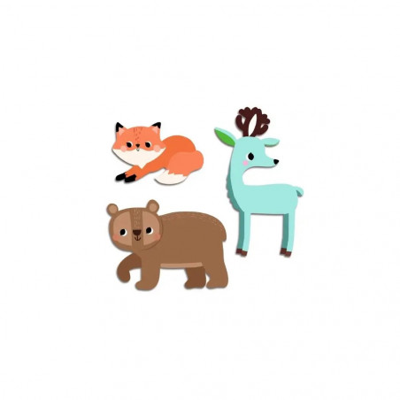 Sticker 18+: Waldtiere