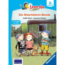 Die Waschbären-Bande - lesen lernen mit dem Leseraben - Erstlesebuch - Kinderbuch ab 7 Jahren - lesen üben 2. Klasse (
