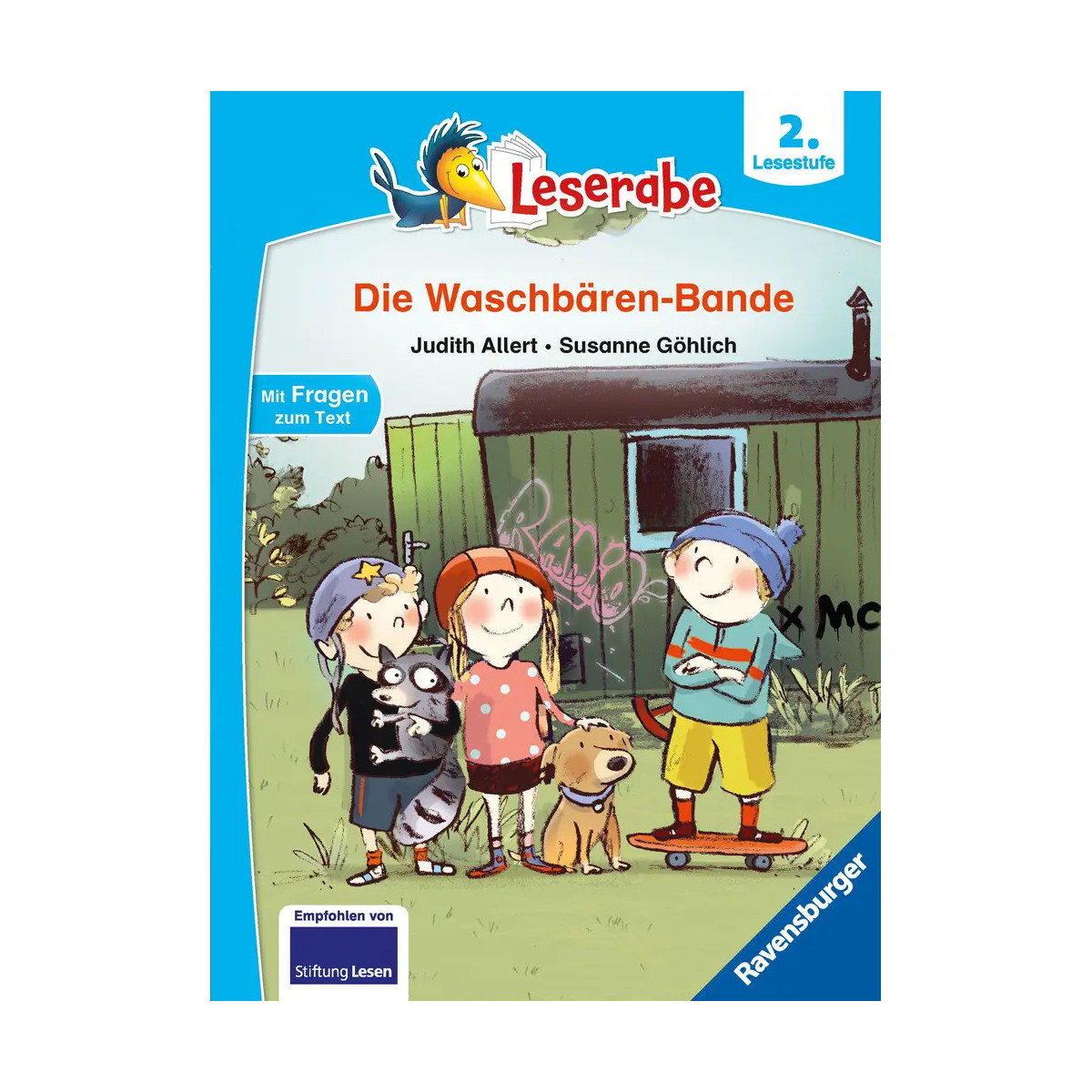 Die Waschbären-Bande - lesen lernen mit dem Leseraben - Erstlesebuch - Kinderbuch ab 7 Jahren - lesen üben 2. Klasse (
