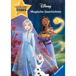 Disney: Magische Geschichten aus „Die Eiskönigin und „Wish - Lesen lernen mit den Leselernstars - Erstlesebuch - Kinde