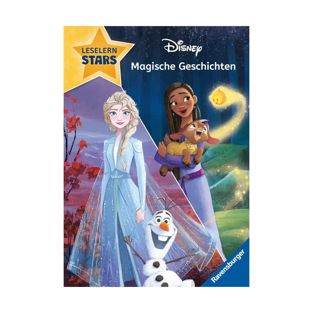 Disney: Magische Geschichten aus „Die Eiskönigin und „Wish - Lesen lernen mit den Leselernstars - Erstlesebuch - Kinde