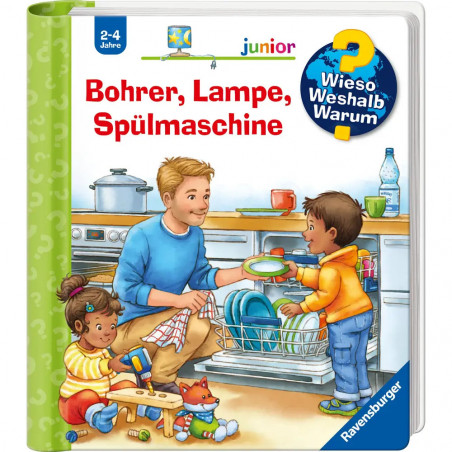 Wieso Weshalb Warum junior, Band 76: Bohrer, Lampe, Spülmaschine