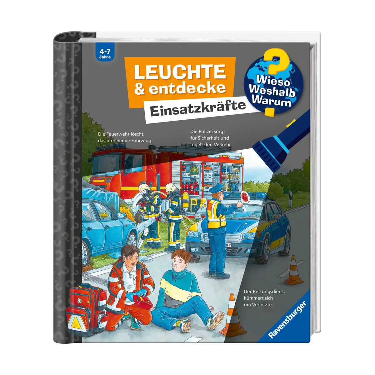 Wieso Weshalb Warum Leuchte und entdecke: Einsatzkräfte (Taschenlampen-Buch mit Folien und Klappen)