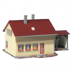 H0 Siedlerhaus mit Anbau