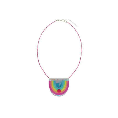 Kette mit Taschenanhänger Regenbogen