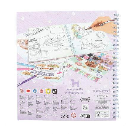 Depesche - Create your TOPModel Doggy Malbuch