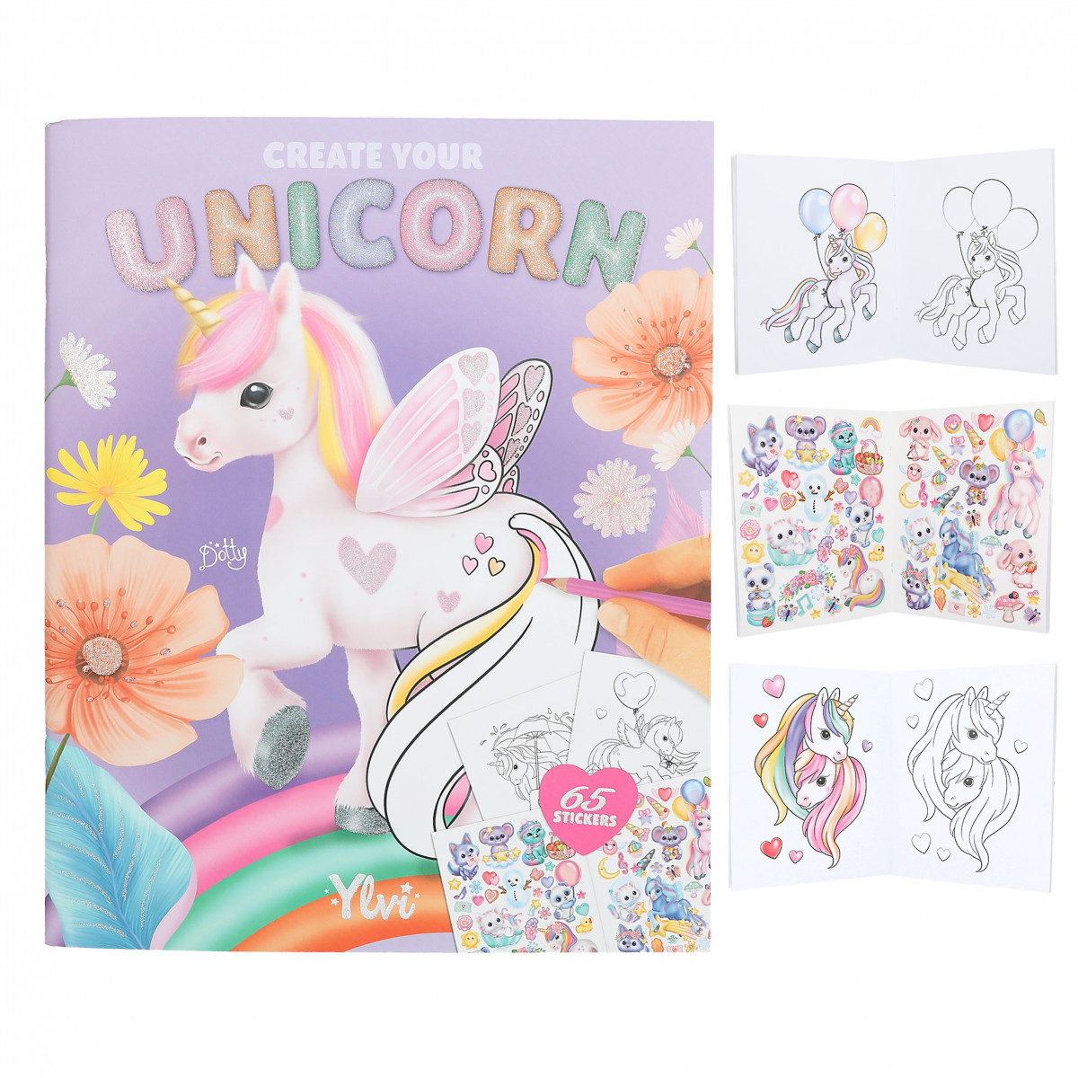 Depesche - Ylvi Create your Unicorn Malbuch