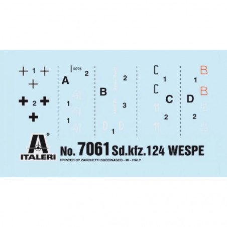 1:72 Sd.Kfz.124 Wespe 10.5cm 1:72 Sd.Kfz.124 Wespe 10.5cm
