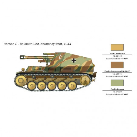 1:72 Sd.Kfz.124 Wespe 10.5cm 1:72 Sd.Kfz.124 Wespe 10.5cm
