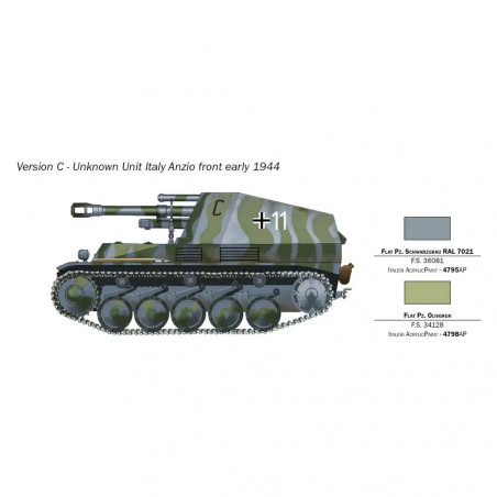 1:72 Sd.Kfz.124 Wespe 10.5cm 1:72 Sd.Kfz.124 Wespe 10.5cm