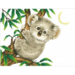 Diamond Dotz - Original Diamond Painting - Koala Snack 48 x 37 cm