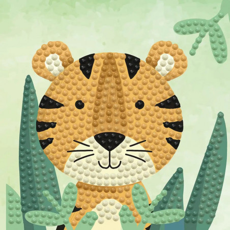 DIAMOND DOTZ - Diamond Painting Mini Wald Tiger
