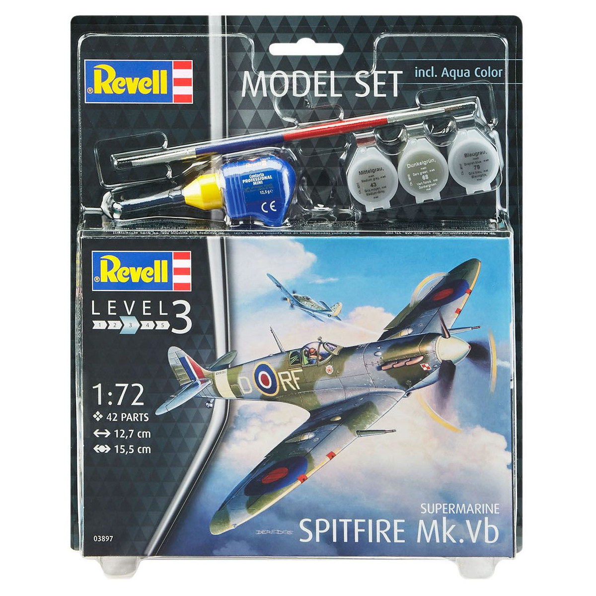 Revell - Model Set Supermarine Spitfire M