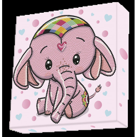 DIAMOND DOTZ - Diamond Painting Baby Elefant