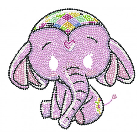 DIAMOND DOTZ - Diamond Painting Baby Elefant