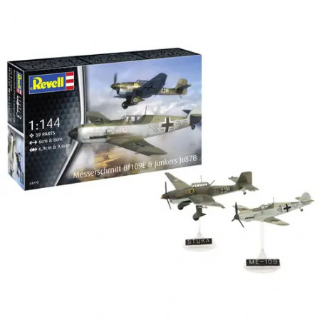 Messerschmitt Bf109E & Junkers Ju87B Stuka, Revell Modellbausatz