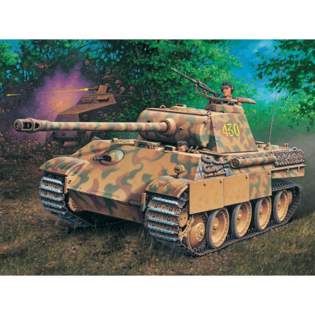 Model Set Panther Ausf. G , Revell Modellbausatz mit Basiszubehör