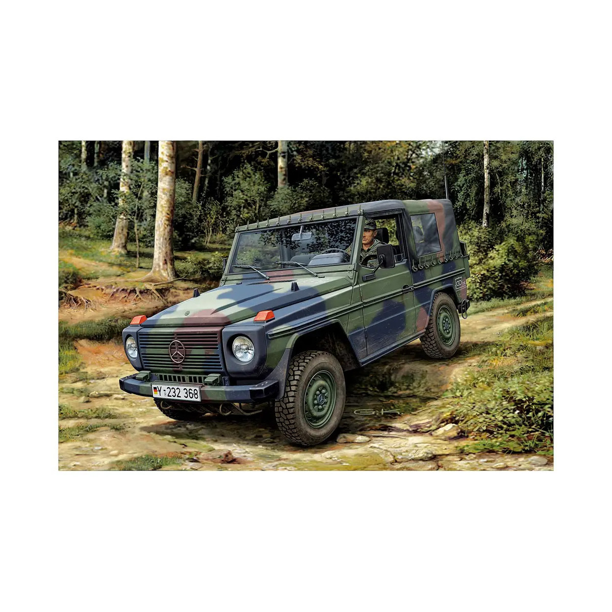 Model Set Lkw gl leicht Wolf, Revell Modellbausatz mit Basiszubehör