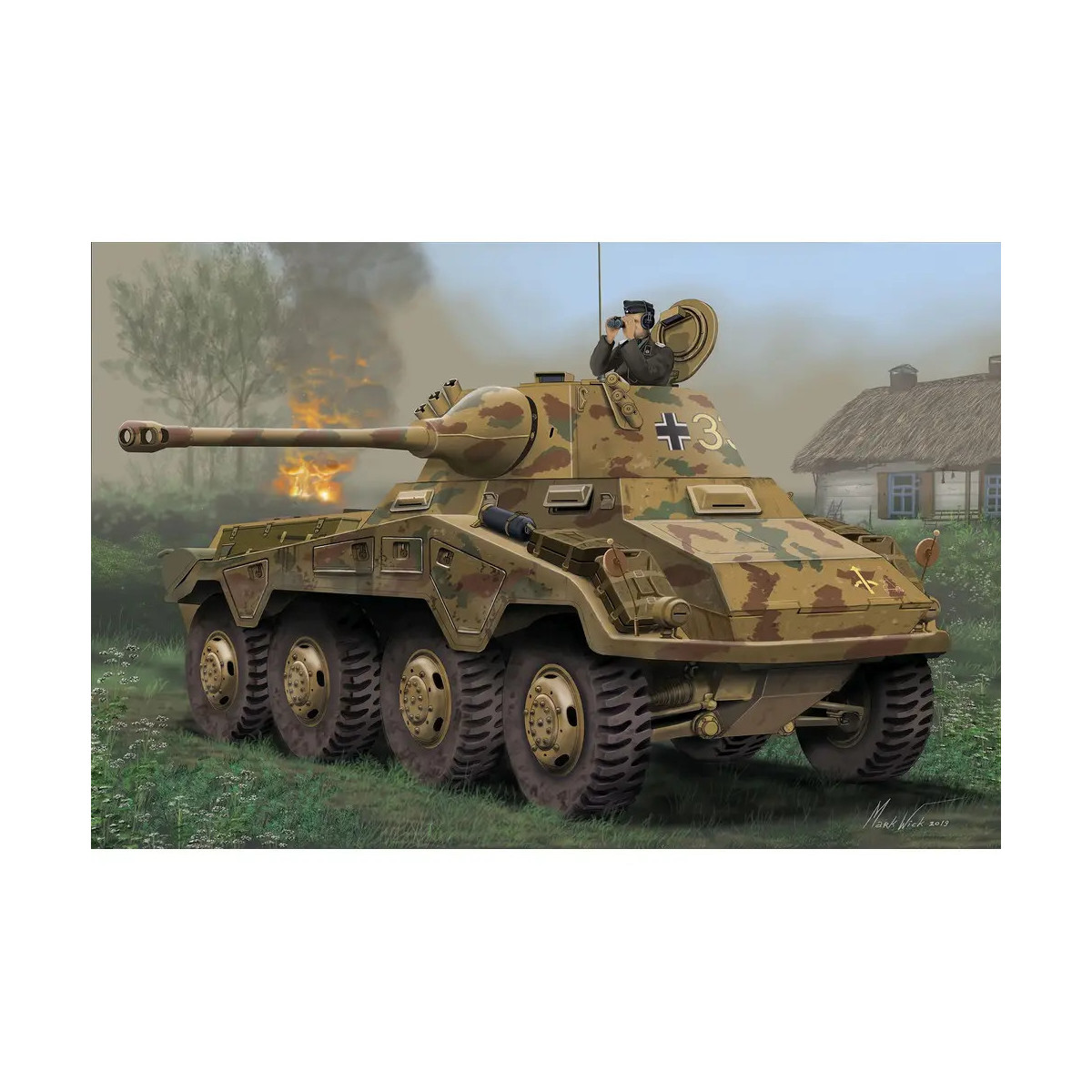 Model Set Sd.Kfz. 234 2 Puma, Revell Modellbausatz mit Basiszubehör