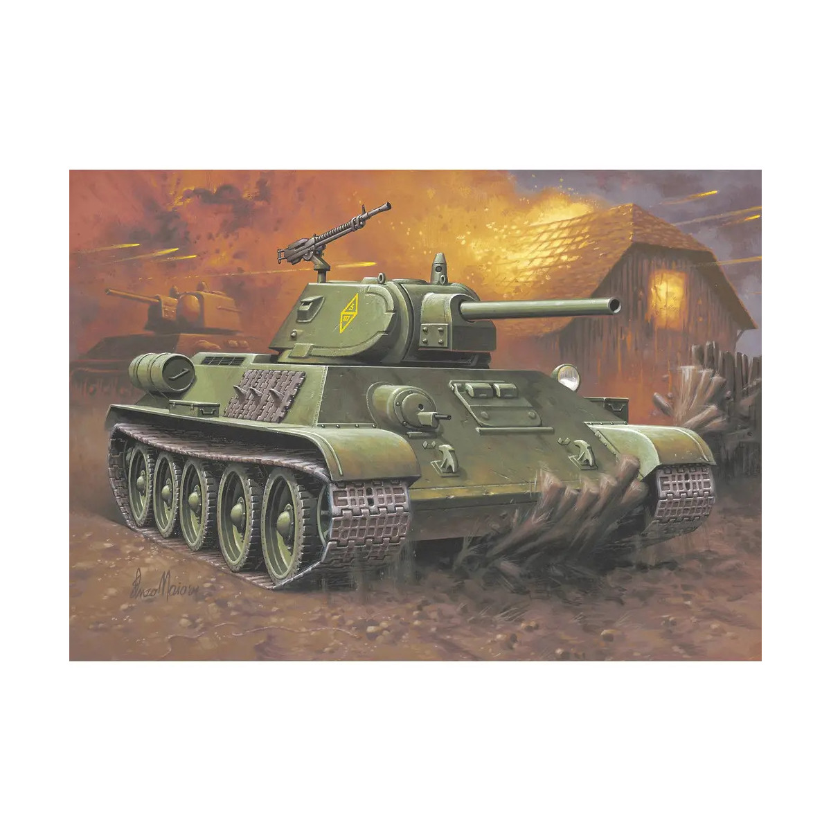 Model Set T-34 76 Modell 1940, Revell Modellbausatz mit Basiszubehör