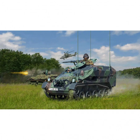 Model Set Wiesel 2 LeFlaSys BF UF, Revell Modellbausatz mit Basiszubehör