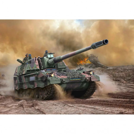 Model Set Panzerhaubitze 2000, Revell Modellbausatz mit Basiszubehör