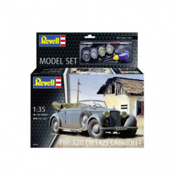 Model Set Typ 320 (W142) Cabriolet, Revell Modellbausatz mit Basiszubehör