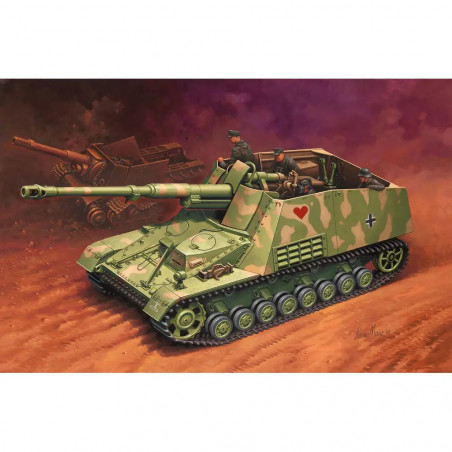 Model Set Sd.Kfz. 164 Nashorn, Revell Modellbausatz mit Basiszubehör