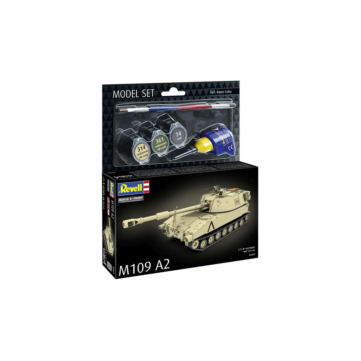 Model Set M109 A2, Revell Modellbausatz mit Basiszubehör
