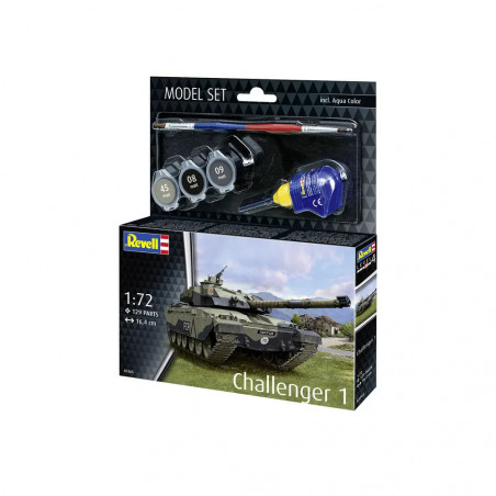 Model Set Challenger 1, Revell Modellbausatz mit Basiszubehör
