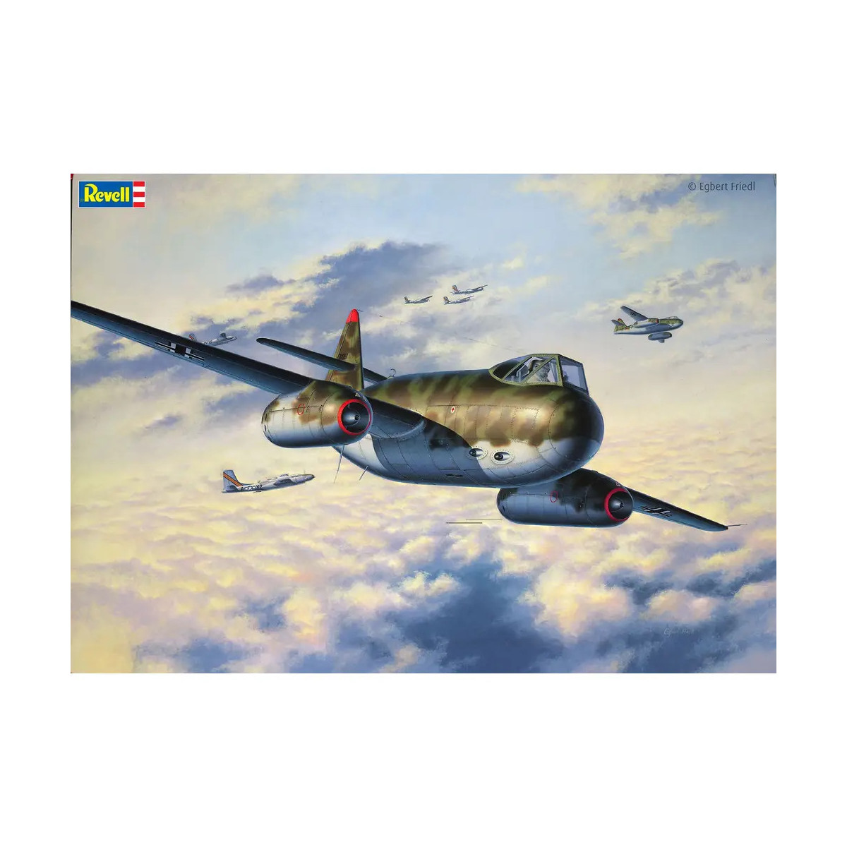 Model Set Messerschmitt P.1099A - P-Series, Revell Modellbausatz mit Basiszubehör