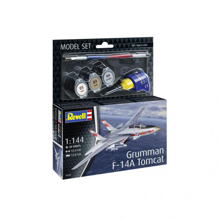 Model Set Grumman F-14A Tomcat, Revell Modellbausatz mit Basiszubehör
