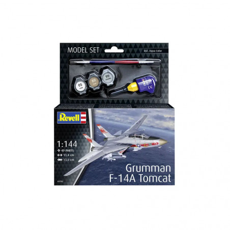 Model Set Grumman F-14A Tomcat, Revell Modellbausatz mit Basiszubehör