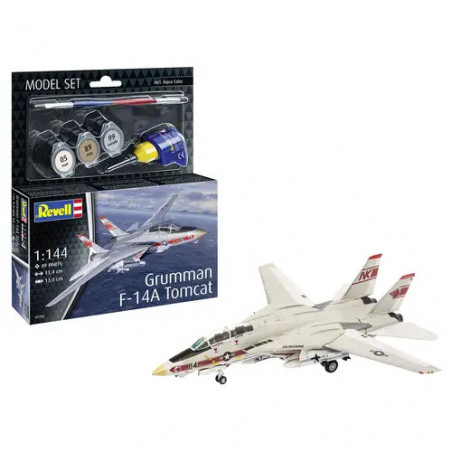 Model Set Grumman F-14A Tomcat, Revell Modellbausatz mit Basiszubehör
