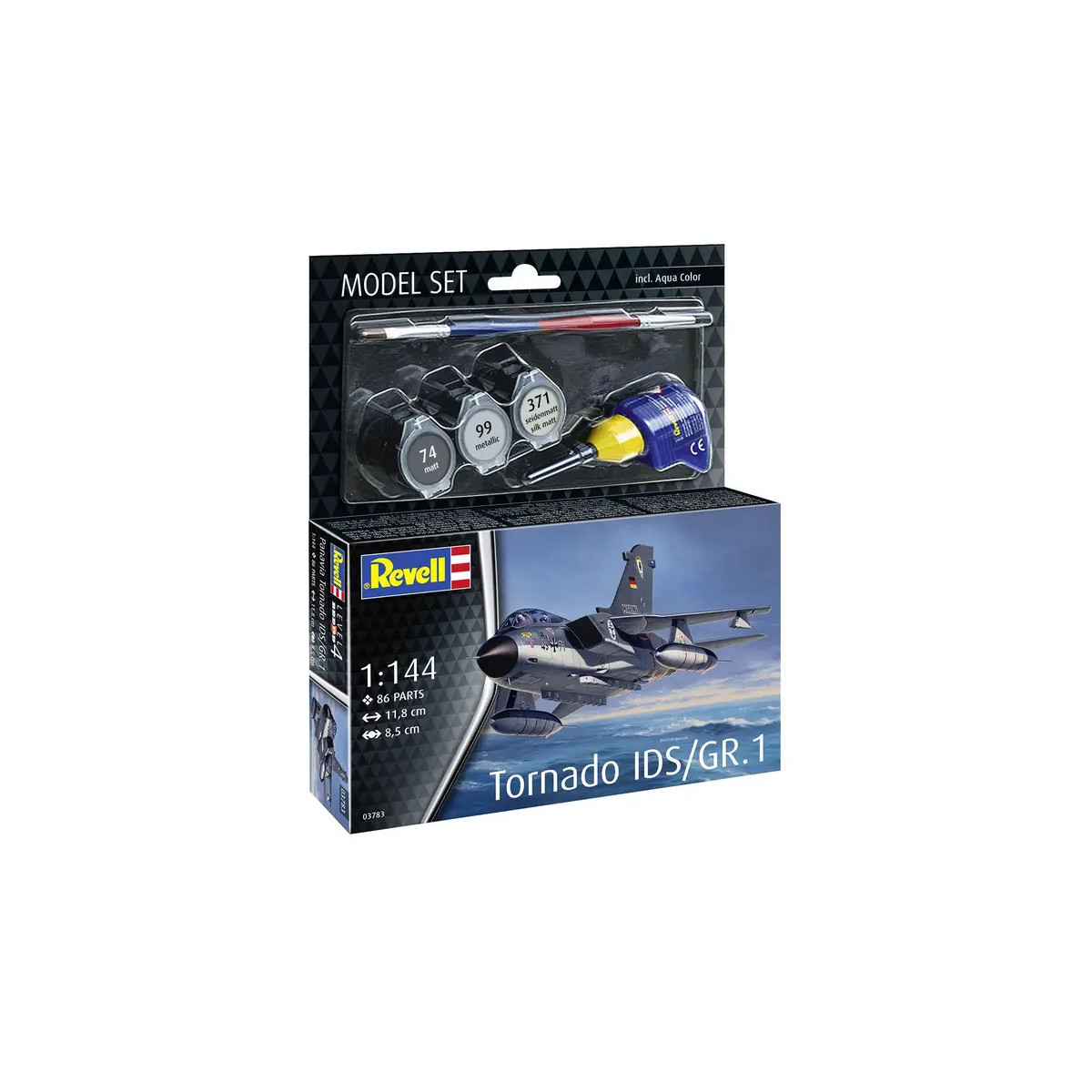 Model Set  Panavia Tornado IDS GR.1, Revell Modellbausatz mit Basiszubehör