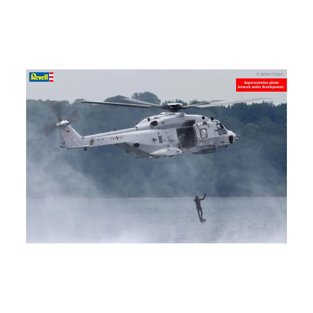 Model Set NH90 NFH Navy, Revell Modellbausatz mit Basiszubehör