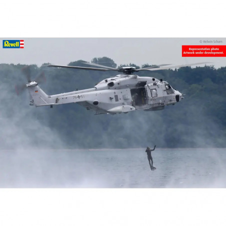 Model Set NH90 NFH Navy, Revell Modellbausatz mit Basiszubehör Model Set NH90 NFH Navy, Revell Modellbausatz mit Basiszubehör
