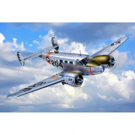 Model Set Beechcraft Model 18, Revell Modellbausatz mit Basiszubehör