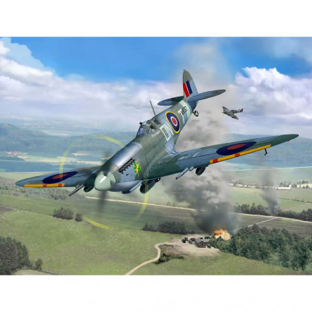 Model Set Supermarine Spitfire Mk.IXc, Revell Modellbausatz mit Basiszubehör