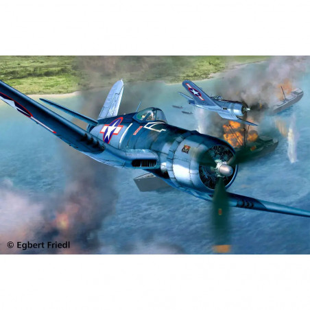 Model Set Vought F4U-1A CORSAIR, Revell Modellbausatz mit Basiszubehör