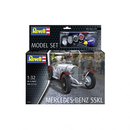 Model Set Mercedes-Benz SSKL, Revell Modellbausatz mit Basiszubehör Model Set Mercedes-Benz SSKL, Revell Modellbausatz mit Basiszubehör