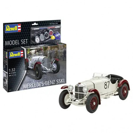 Model Set Mercedes-Benz SSKL, Revell Modellbausatz mit Basiszubehör Model Set Mercedes-Benz SSKL, Revell Modellbausatz mit Basiszubehör