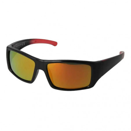 Sonnenbrille schwarz verspiegelt (2)
