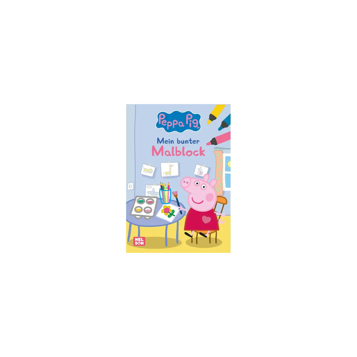 Peppa Wutz bunter Malblock