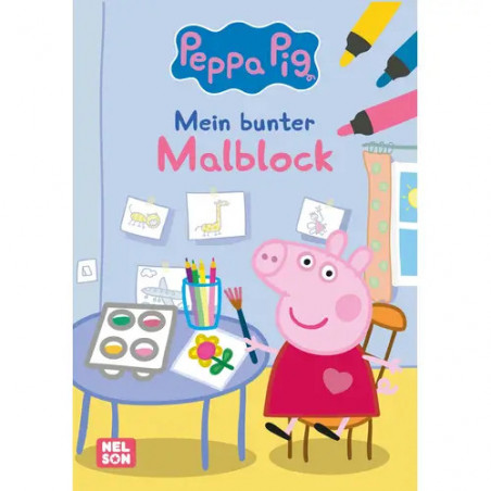Peppa Wutz bunter Malblock