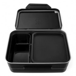 Black - Edelstahl Brotdose