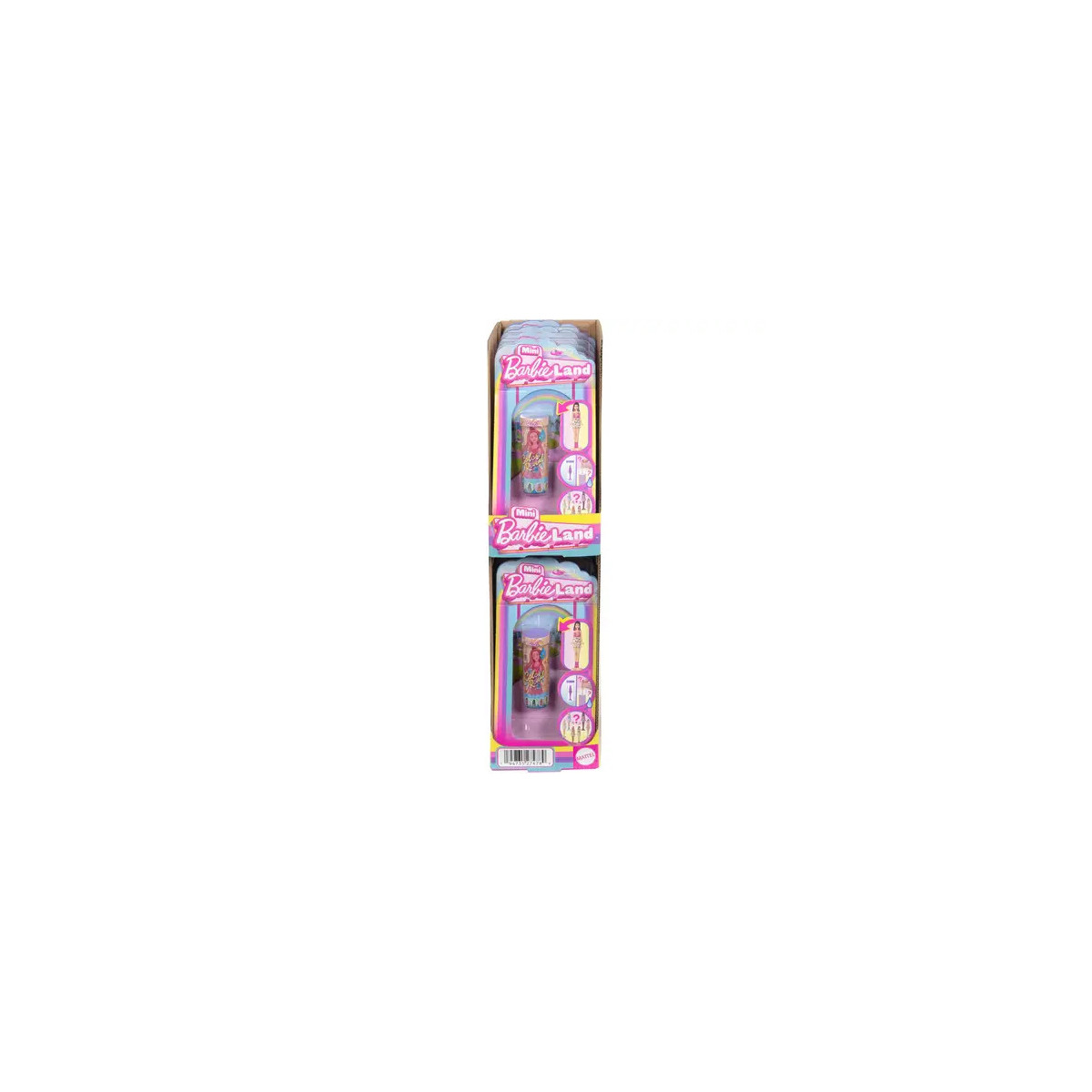 Barbie Mini BarbieLand Color Reveal-Puppen, ca. 4 cm große Puppe mit Überraschung, Water Reveal (Stile können abweiche