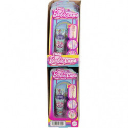 Barbie Mini BarbieLand Pop Reveal-Puppen, ca. 4 cm große Puppe mit Überraschung, Sensory Reveal (Stile können abweiche
